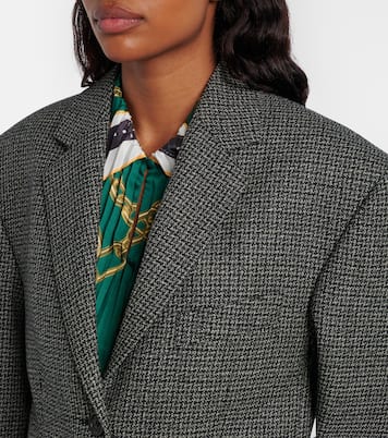 Houndstooth wool suit jacket | Acne Studios