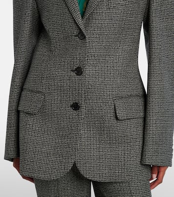 Houndstooth wool suit jacket | Acne Studios