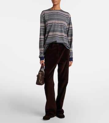 Aventure leather tote bag | Miu Miu