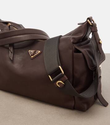 Prada Explore Large leather shoulder bag | Prada