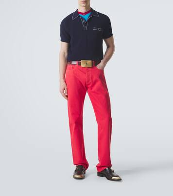 Cotton polo sweater | Versace