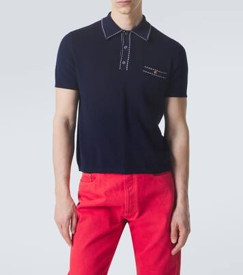 Cotton polo sweater | Versace