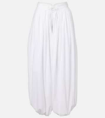 Pantaloni balloon in popeline di cotone | Christopher Esber