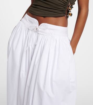 Pantaloni balloon in popeline di cotone | Christopher Esber