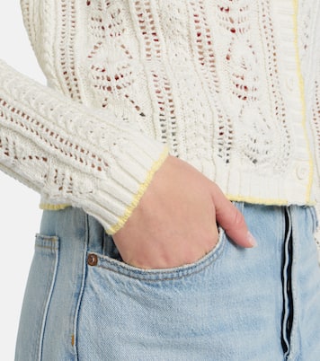 Cardigan Daisy aus Pointelle-Strick | Velvet