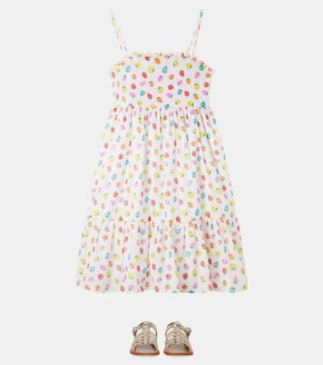 Morango Doce cotton-blend dress | Fábula