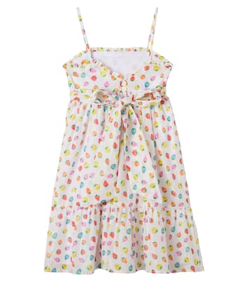 Morango Doce cotton-blend dress | Fábula