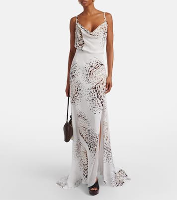 플로럴 맥시 드레스 | Blumarine