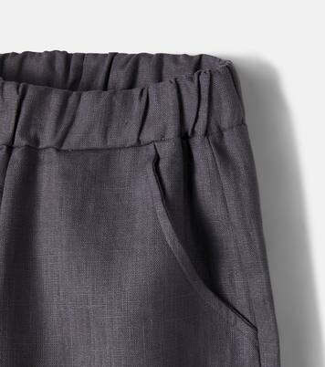 Hose Brynn aus Leinen und Baumwolle | Donsje