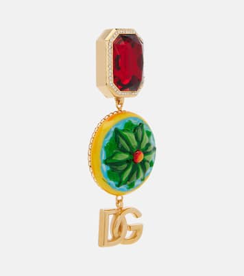 DG embellished clip-on earrings | Dolce&Gabbana