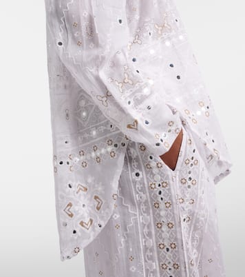 Embellished cotton shirt | Juliet Dunn
