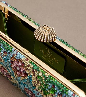 Carry Secrets embellished clutch | Valentino Garavani