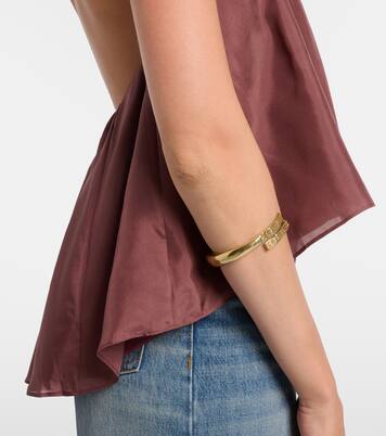 Aster beaded halterneck silk top | Zimmermann