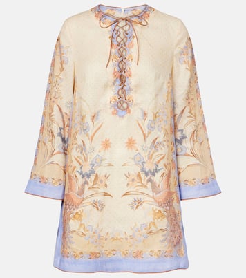 Indra floral linen tunic | Zimmermann