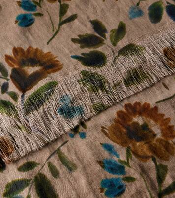 Sollievo floral linen tablecloth | The House of Lyria