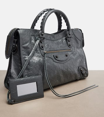 Le City leather top-handle bag | Balenciaga