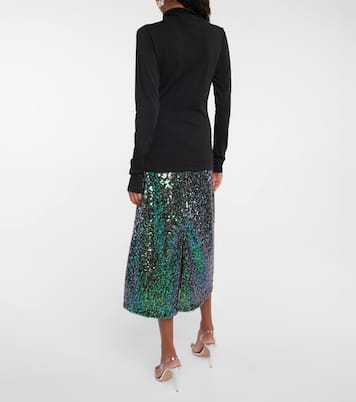 Talisia cotton turtleneck top | Velvet