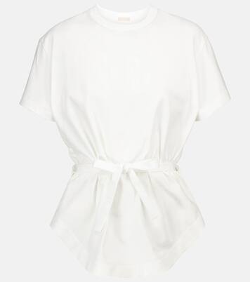 Peplum cotton T-shirt | Alaïa