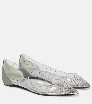 Degrastrass embellished ballet flats | Christian Louboutin