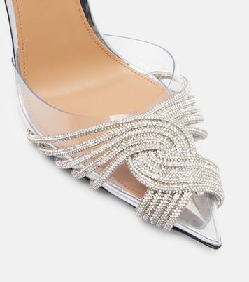 Salones destalonados Gatsby 105 adornados | Aquazzura