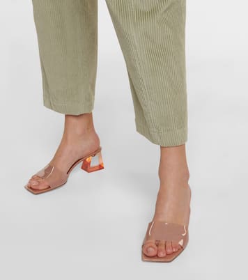 Pantoletten Cosmic 55 mit Lackleder | Gianvito Rossi