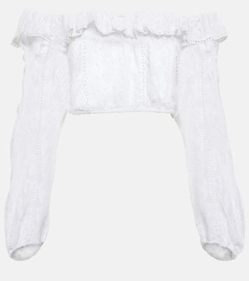 Cropped-Top Dorabella | LoveShackFancy