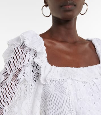 Cropped-Top Dorabella | LoveShackFancy