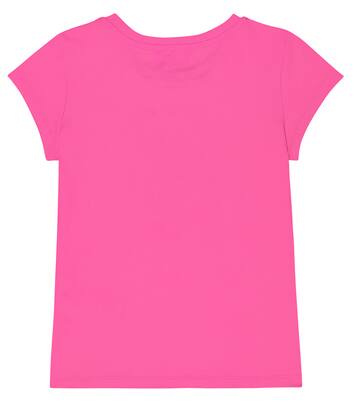 Glitter logo printed T-shirt | Moschino Kids