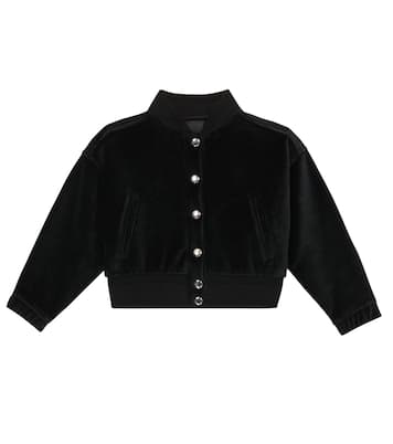 Velvet cardigan | Givenchy Kids