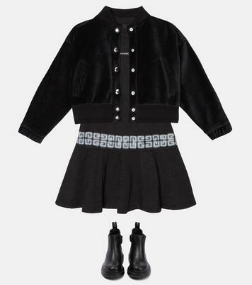 Velvet cardigan | Givenchy Kids