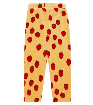 Printed cotton velvet sweatpants | Mini Rodini