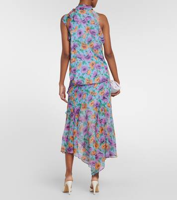 Dali floral silk top | Veronica Beard