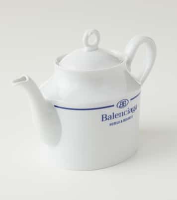 x Ginori 1735 logo porcelain teapot | Balenciaga