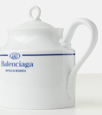 x Ginori 1735 logo porcelain teapot | Balenciaga