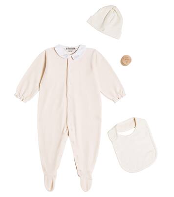 Baby onesie, hat and bib set | Bonpoint