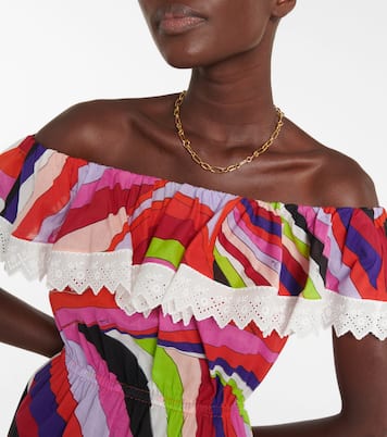 Robe imprimée Iride en coton | Pucci