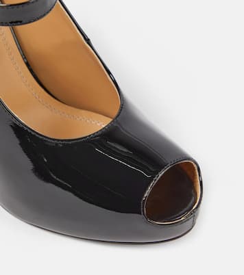 Peeptoe-Pumps aus Lackleder | Maison Margiela
