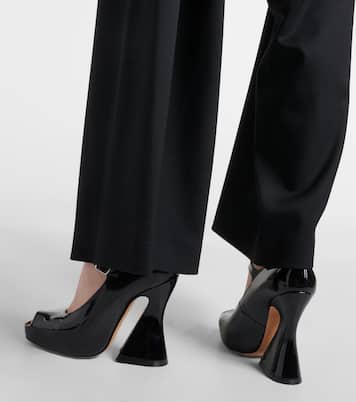 Peeptoe-Pumps aus Lackleder | Maison Margiela