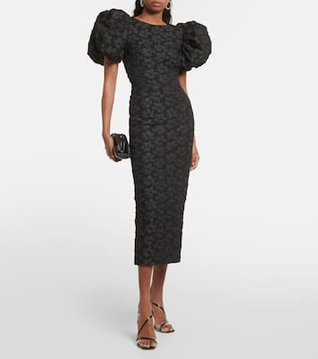 Robe midi en jacquard | Rotate