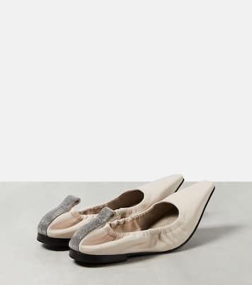 Leather ballet flats | Brunello Cucinelli