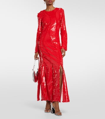 Maxikleid mit Pailletten | Ganni