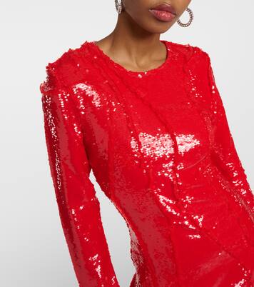 Maxikleid mit Pailletten | Ganni