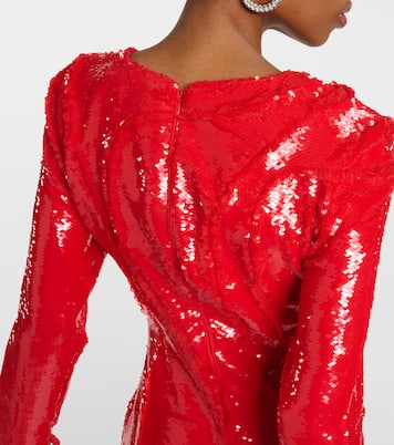 Maxikleid mit Pailletten | Ganni