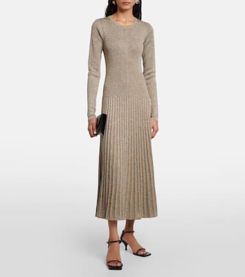 Robe midi en Lurex® | Joseph