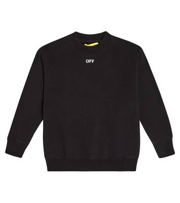 Off Stamp cotton jersey sweatshirt | Off-White Kids