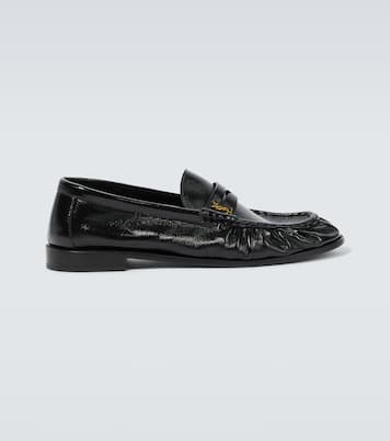 Le Loafer leather penny loafers | Saint Laurent