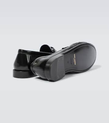 Le Loafer leather penny loafers | Saint Laurent