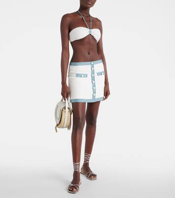 Minifalda en jacquard | Adriana Degreas