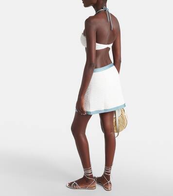 Minifalda en jacquard | Adriana Degreas