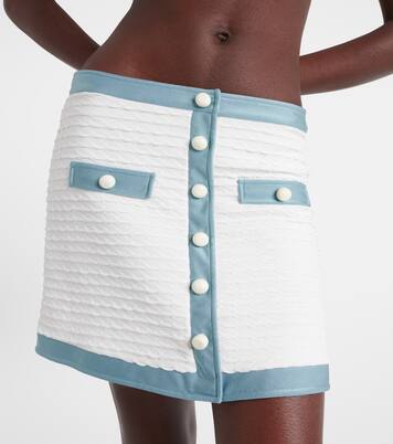 Minifalda en jacquard | Adriana Degreas